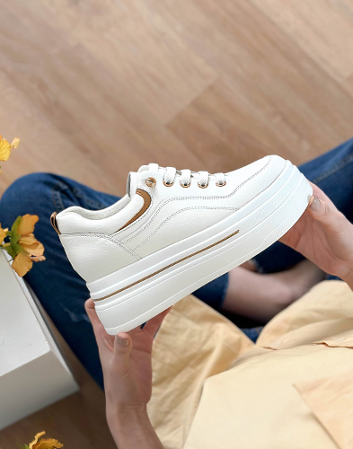 [소가죽] 데일리 플랫폼 스니커즈 7.5cm (109X5)